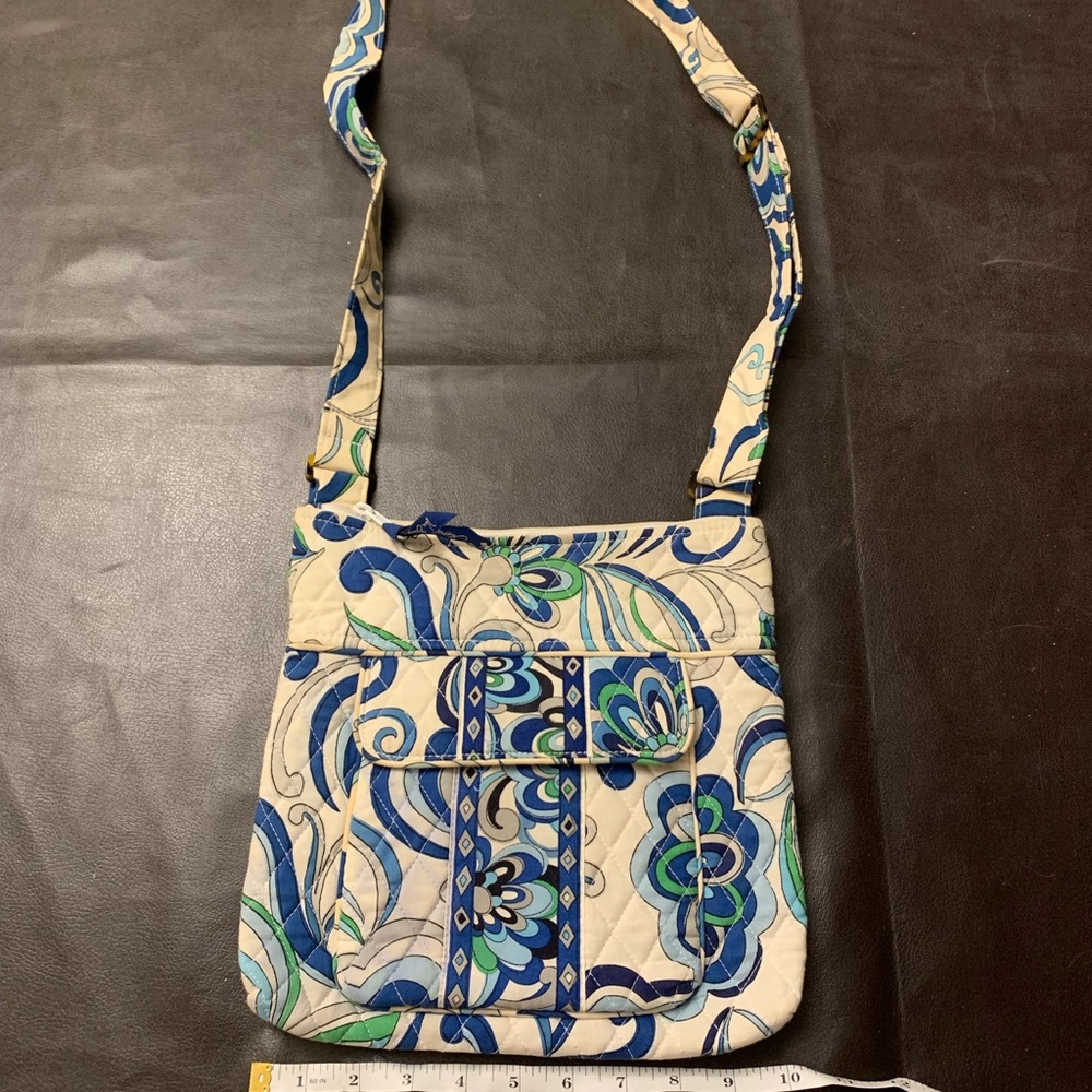 Vera Bradley Mediterranean White Crossbody Hipster